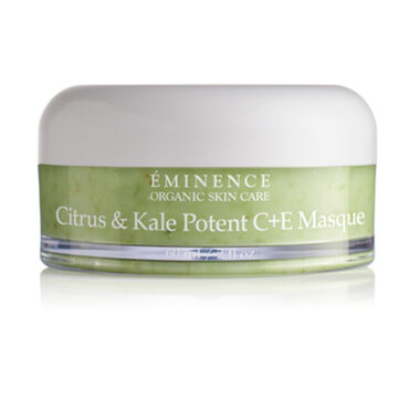 eminence organic skin care citrus and  kale potent c e masque